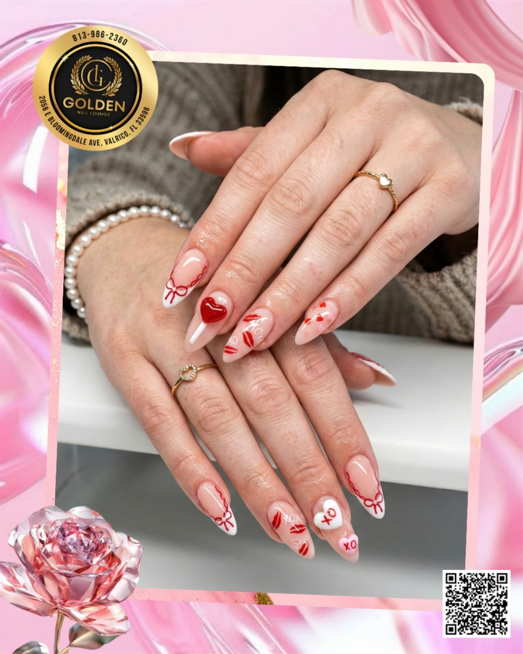 Love is in the air and on your fingertips. This Valentine's Day, treat yourself to nails that make your heart skip a beat. 